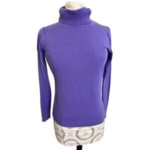 B-YU Turtleneck Long Sleeve Lightweight Pullover Sweater Medium